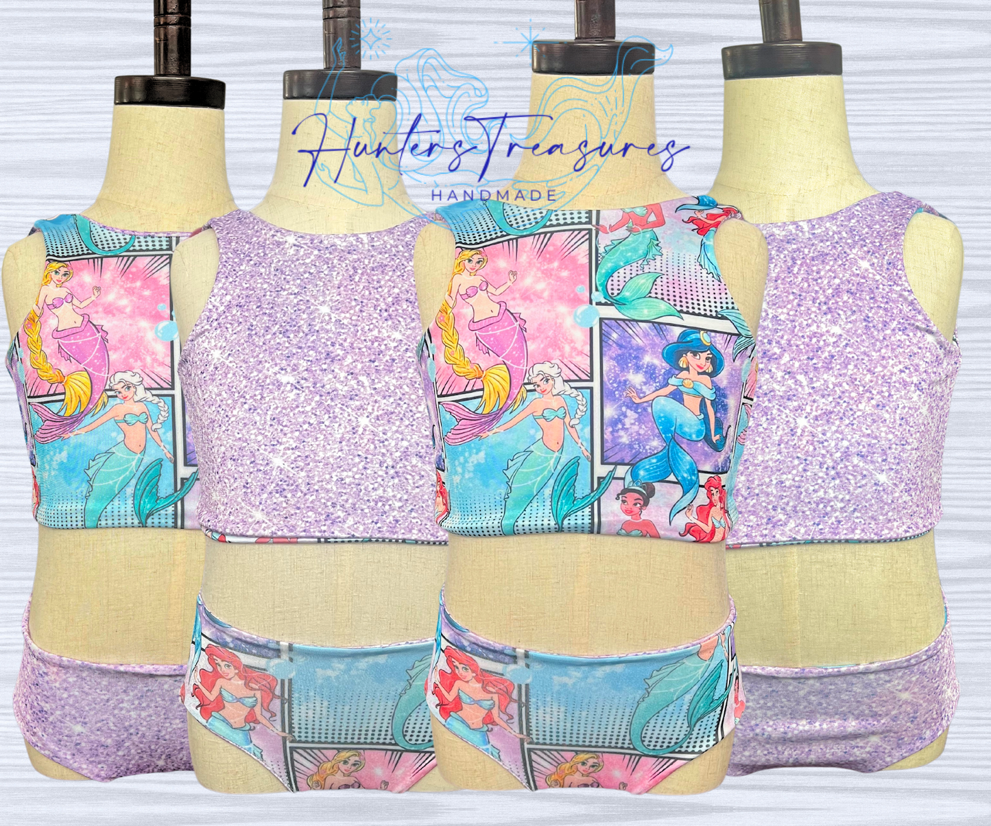 Reversible Cropped Tankini