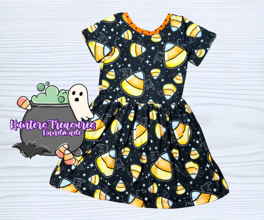Kids 8 Spooky Cute Rainbow Falls Dress