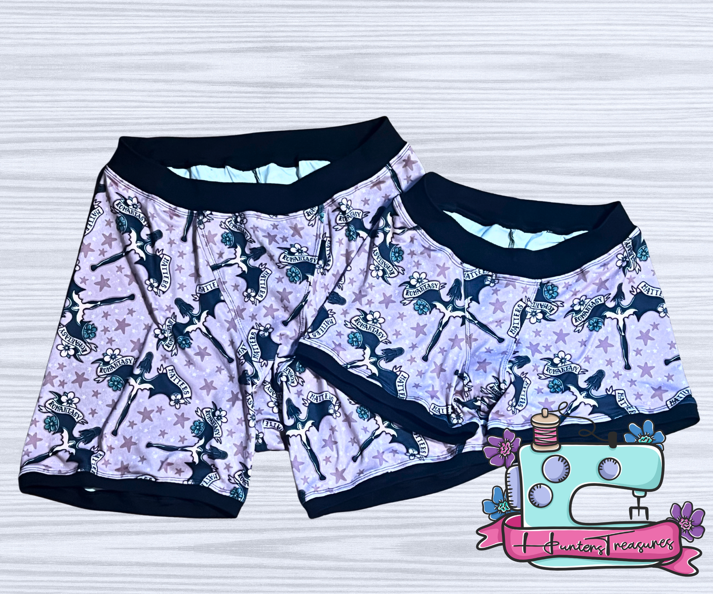 Women’s XXL Highwaisted Long Boxers in Romantasy matters