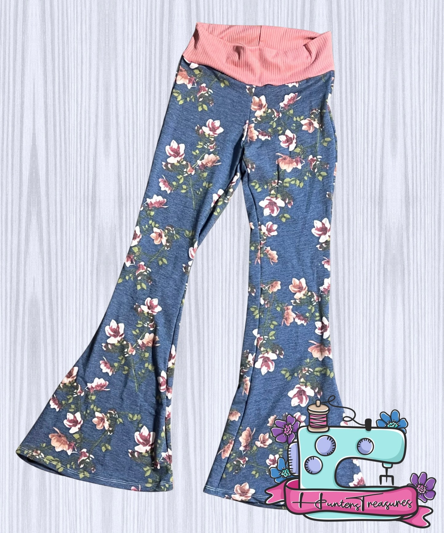 Kids 8 Flares in Floral Ft
