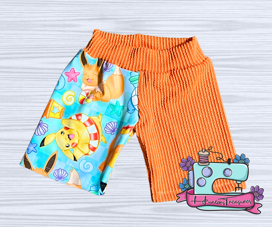 Kids 12M Split Pirate Shorts